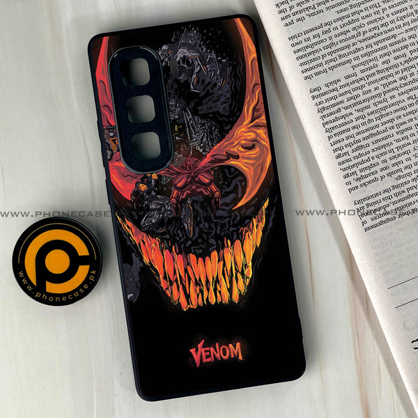 Infinix Hot 50 Pro Plus - VENOM Case  - Premium Printed Glass soft Bumper Shock Proof Case CS-27667