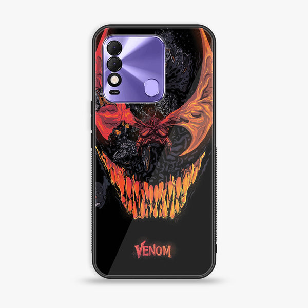 Tecno Spark 8 - VENOM Case - Premium Printed Glass soft Bumper Shock Proof Case