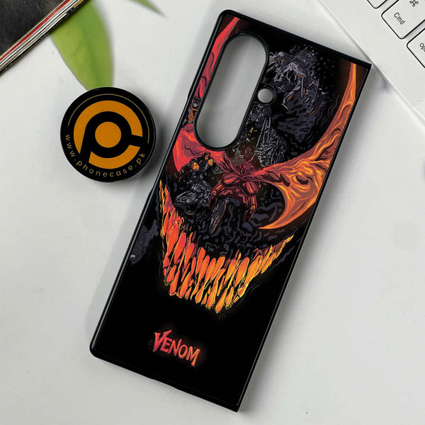 Samsung Galaxy Z Fold 7 - VENOM Case -  Premium Metal Printed soft Bumper shock Proof Case