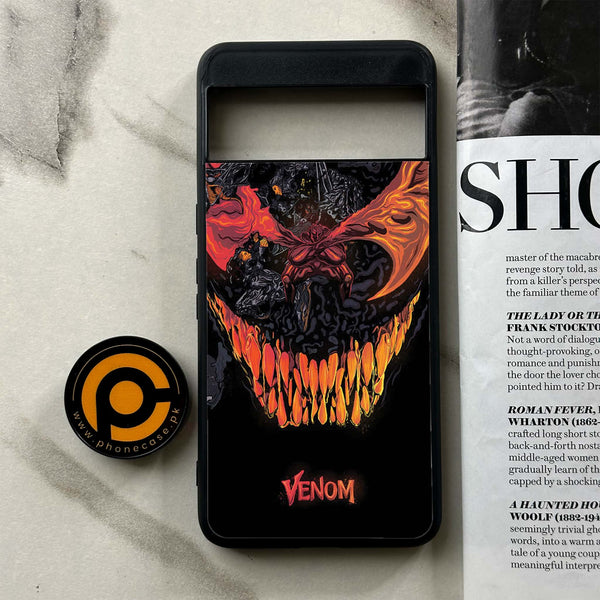 Google Pixel 8a - VENOM Case - Premium Printed soft Bumper Shock Proof Case