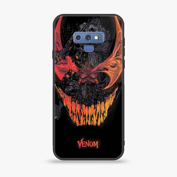 Samsung Galaxy Note 9 -  VENOM Case  - Premium Printed Glass soft Bumper Shock Proof Case CS-23016