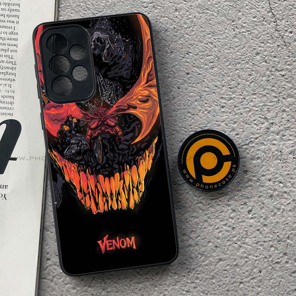 Samsung Galaxy A33 - VENOM Case - Premium Printed Glass soft Bumper Shock Proof Case