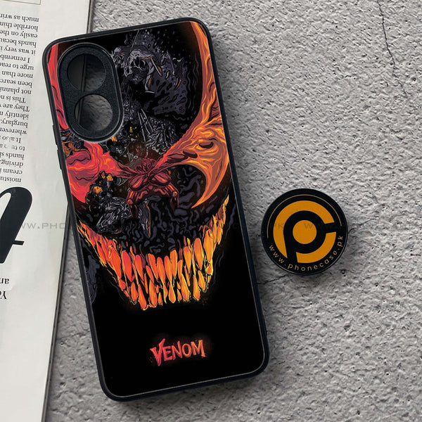Oppo A18 4G - VENOM Case -  Premium Printed Metal soft Bumper shock Proof Case