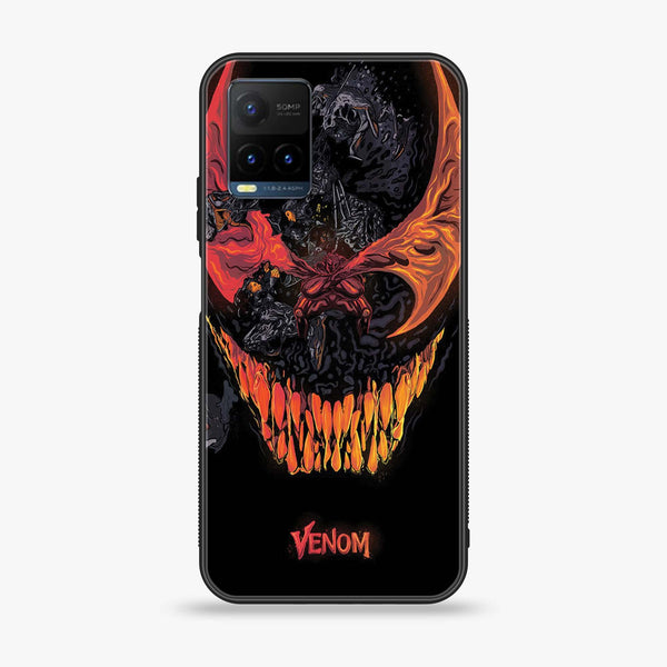 Vivo Y21t - VENOM Case - Premium Printed Glass soft Bumper Shock Proof Case