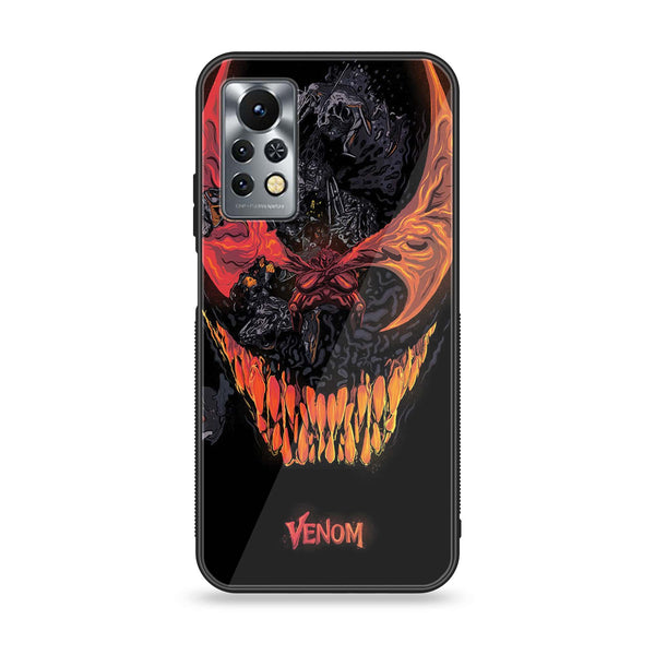 Infinix Note 11s - VENOM Case - Premium Printed Glass soft Bumper Shock Proof Case