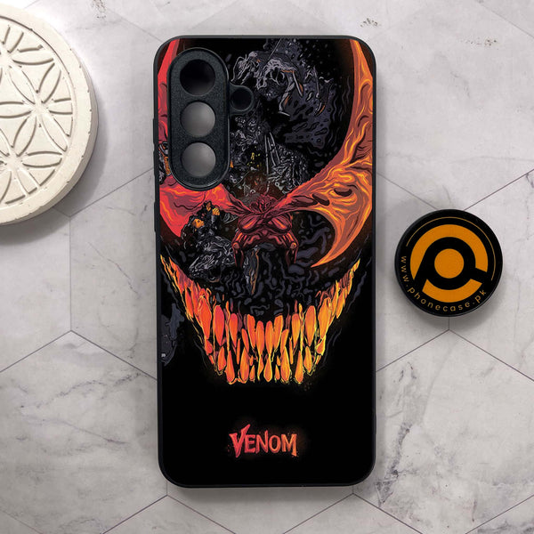 Samsung Galaxy A26 5G - VENOM Case - Premium Metal Printed soft Bumper shock Proof Case