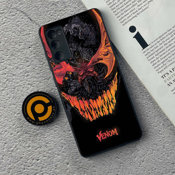 Samsung Galaxy S20 FE - VENOM Case - Premium Printed Glass soft Bumper Shock Proof Case  CS-27058