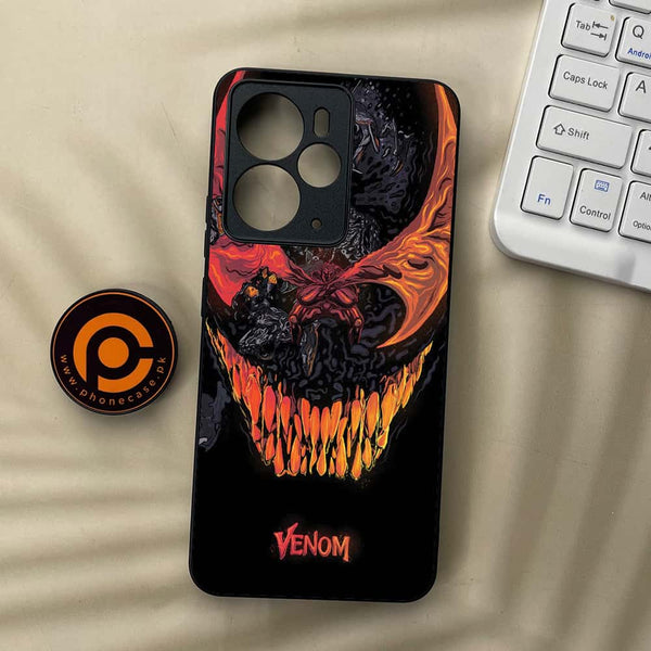 Realme 14 5G - VENOM Case - Premium Metal Printed soft Bumper Shock Proof Case