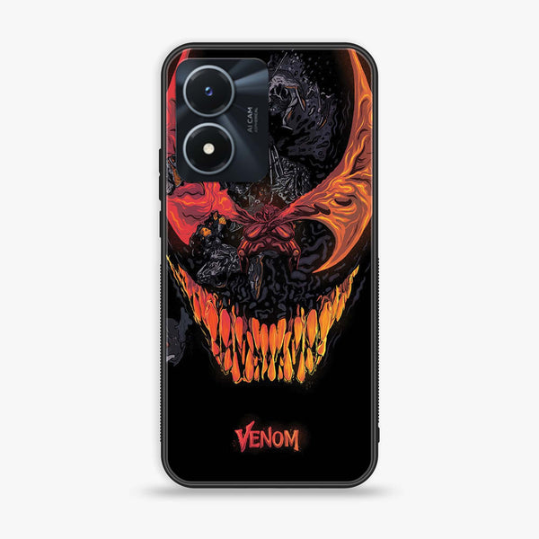 Vivo Y02s - VENOM Case -  Premium Printed Metal soft Bumper shock Proof Case