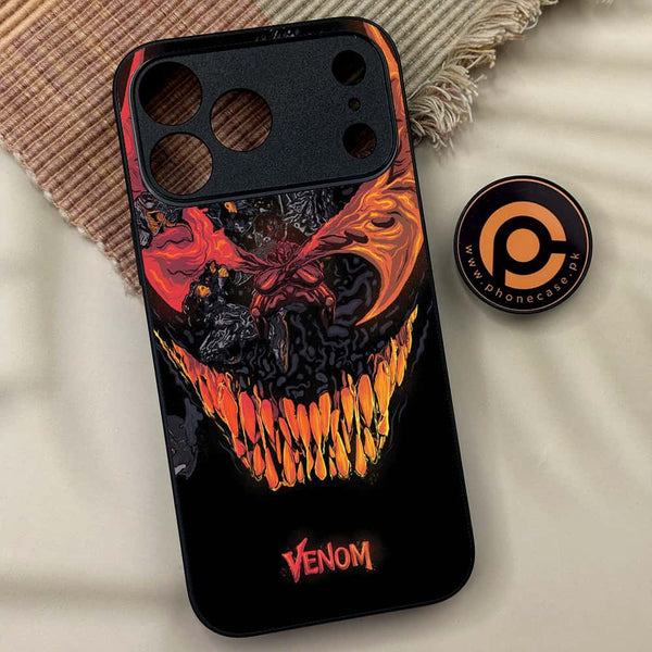 iPhone 17 Pro Max - VENOM Case - Premium Metal Printed soft Bumper shock Proof Case