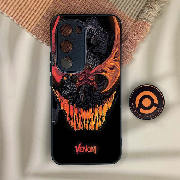 Tecno Spark 40 Pro Plus - VENOM Case  - Premium Metal Printed soft Bumper shock Proof Case
