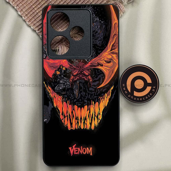 Realme GT 7 - VENOM Case - Premium Metal Printed soft Bumper shock Proof Case