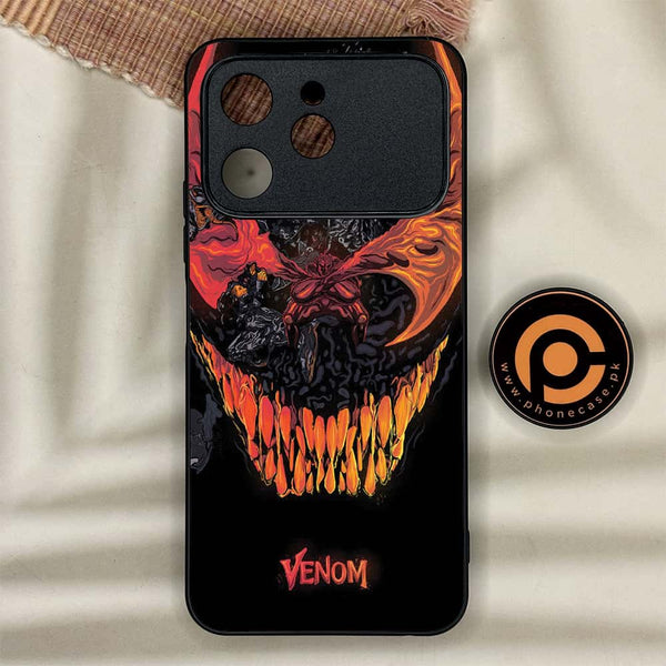 Tecno Spark 40 - VENOM Case - Premium Metal Printed soft Bumper shock Proof Case