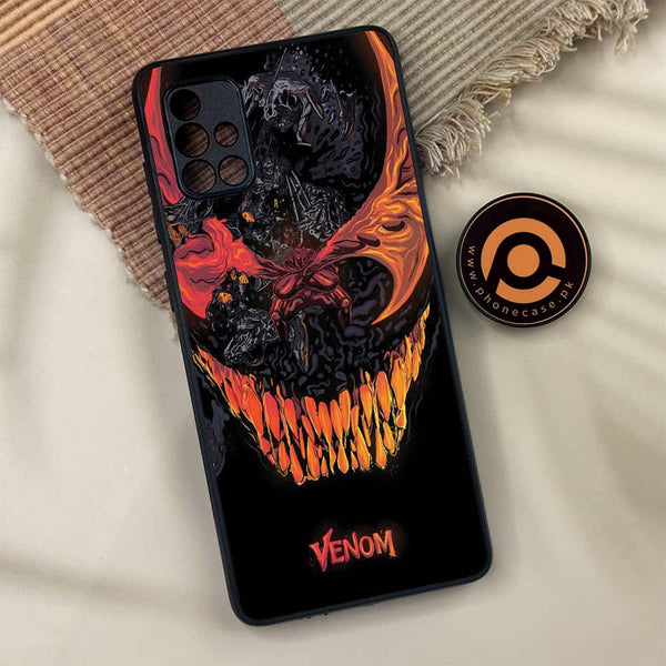Samsung Galaxy A71 - VENOM Case - Premium Metal Printed soft Bumper shock Proof Case