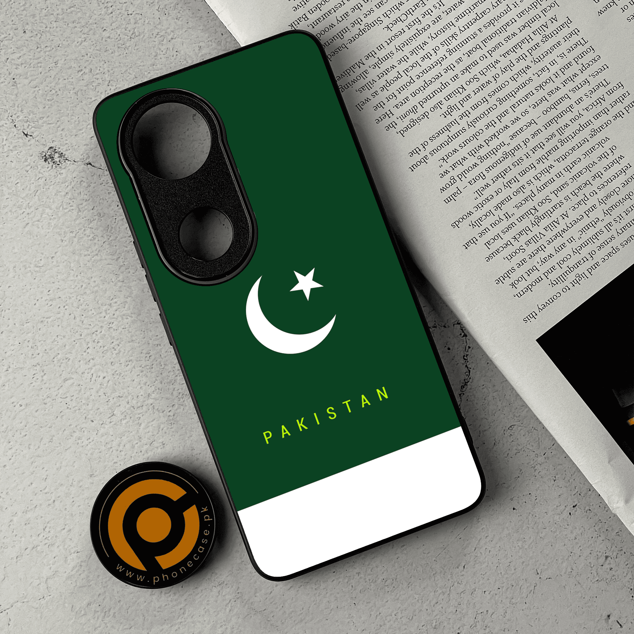 Vivo V50 -  Pakistani Flag Series  - Premium Metal Printed Soft Bumper Shockproof Case