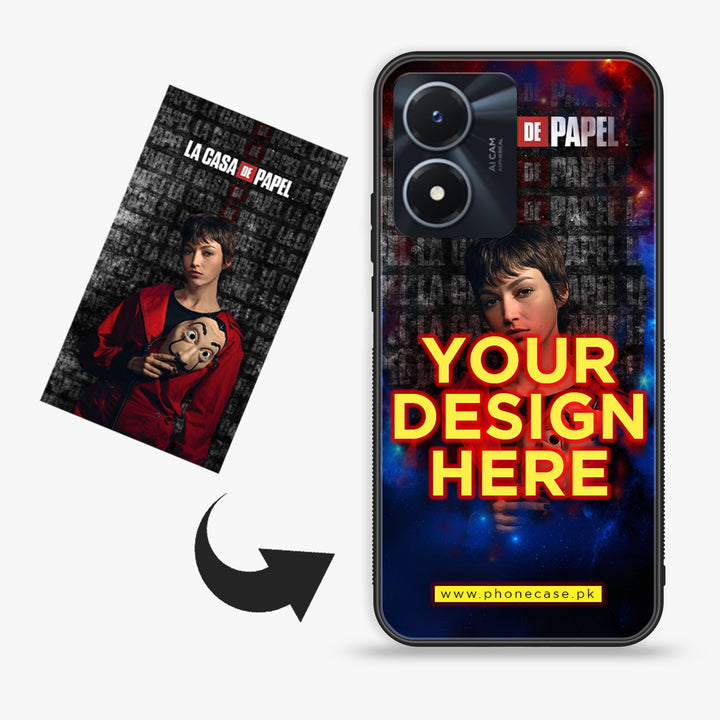 Vivo Y02s - Customize your own - Premium Metal Printed soft Bumper shock Proof Case