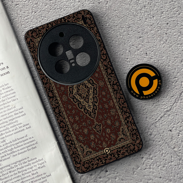 Vivo X200 - Persian Rugs Design 1 - Premium Metal  Printed soft Bumper shock Proof Case CS-37166