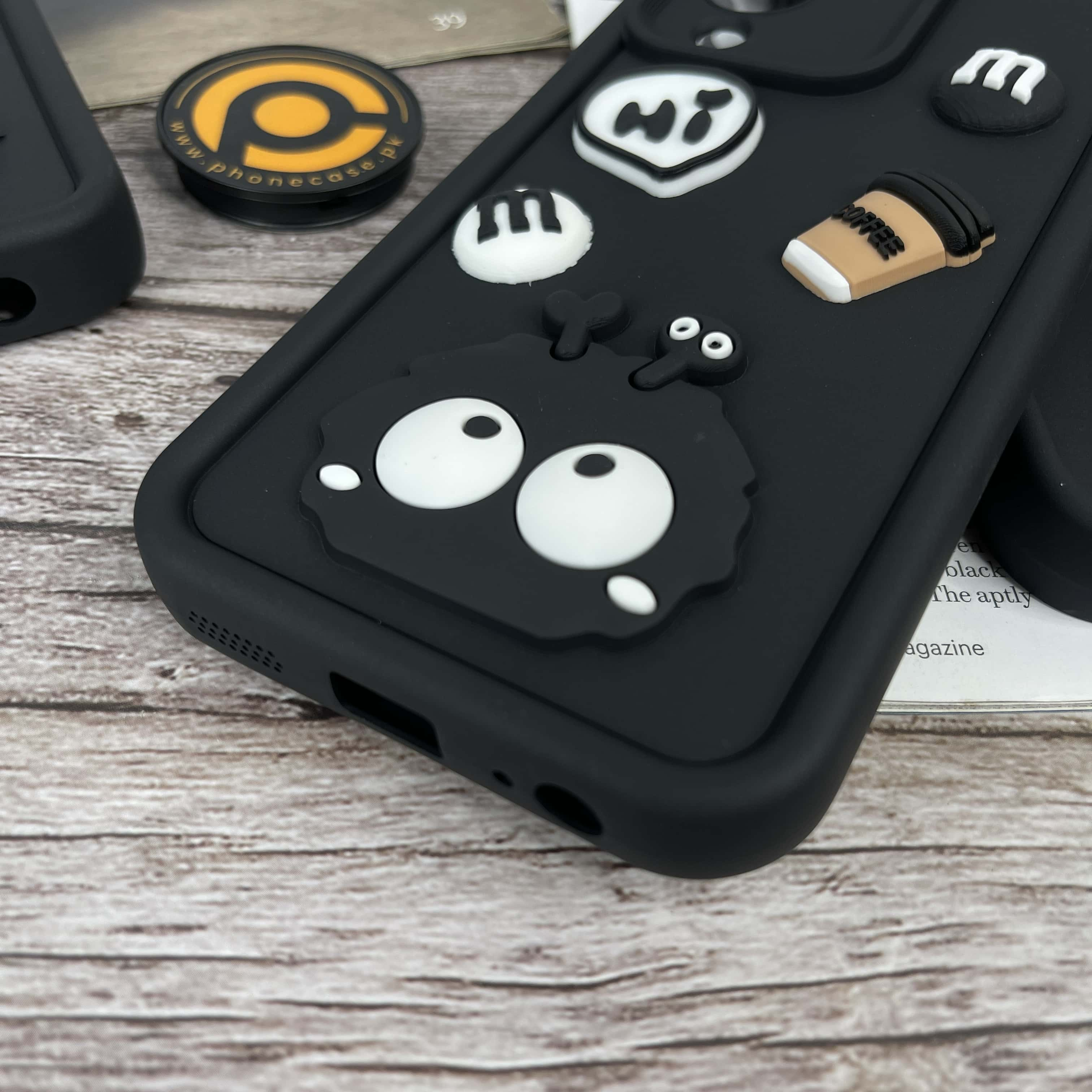 Vivo Y17S Cute 3D Briquette m&m icons Liquid silicon Case