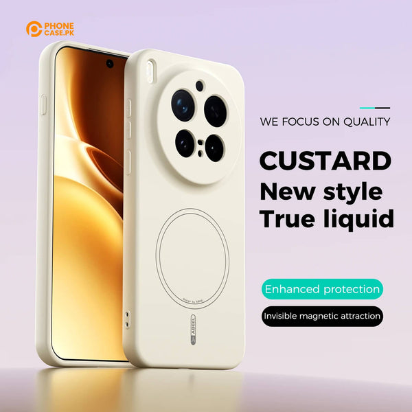 Vivo X300 Pro - Luxury Liquid Silicone NeoShell Magnetic Case Soft Touch Anti-Scratch Cover