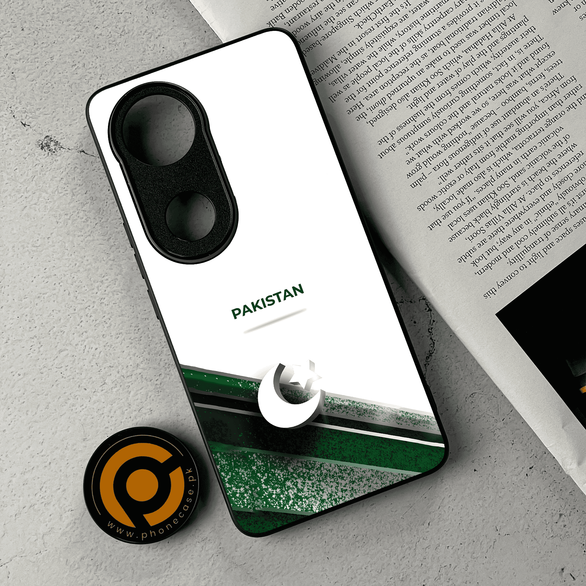 Vivo V50 -  Pakistani Flag Series  - Premium Metal Printed Soft Bumper Shockproof Case