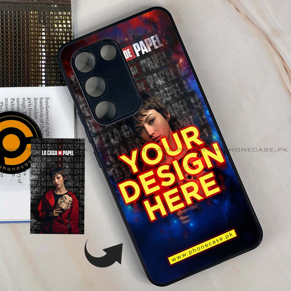 Vivo Y200e - Customize your own - Premium Metal Printed soft Bumper shock Proof Case