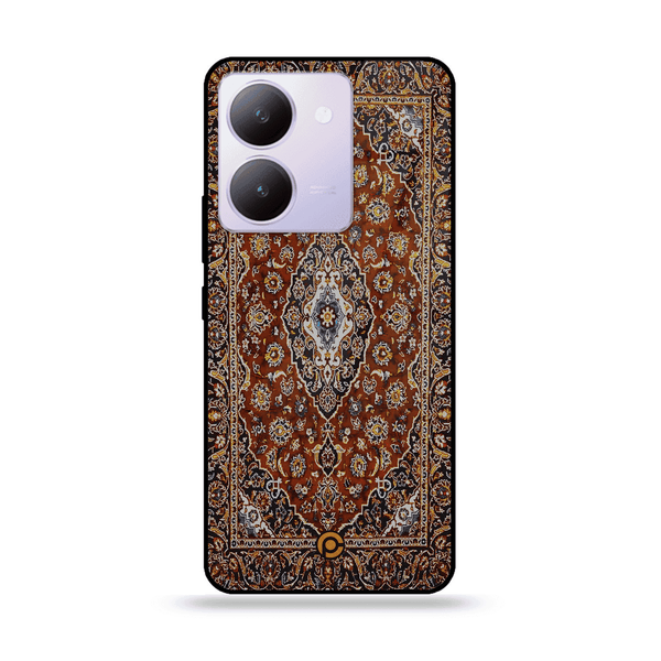Vivo Y36 4G / Y36 5G / Y78 5G / Y78 Plus 5G / Y27 5G / Y27s -Persian Rugs Design - Premium Printed Glass soft Bumper shock Proof Case  CS-33484