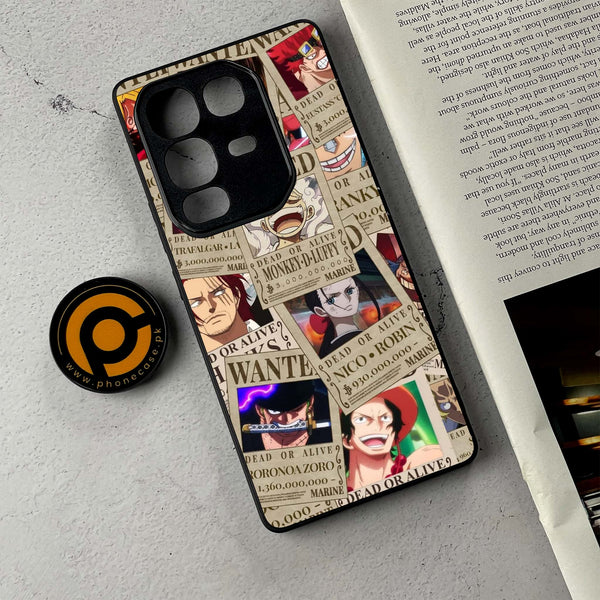 Infinix Note 50 Pro Plus - Wanted Anime - Premium Metal Printed Soft Bumper Shockproof Case