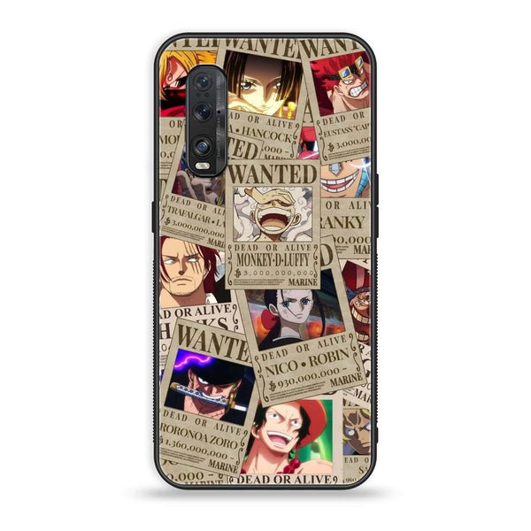 Oppo Find X2 - Wanted Anime -  Premium Printed Metal soft Bumper shock Proof Case
