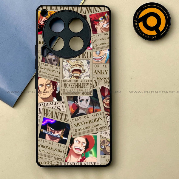 Tecno Camon 30 - Wanted Anime -  Premium Printed Metal soft Bumper shock Proof Case