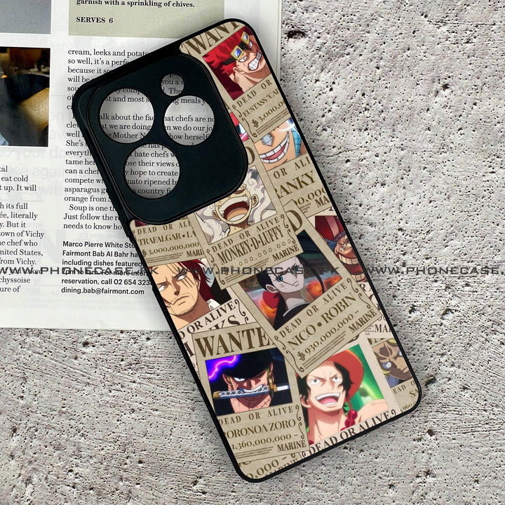 Infinix Hot 40 Pro - Wanted Anime - Premium Metal Printed soft Bumper Shock Proof Case