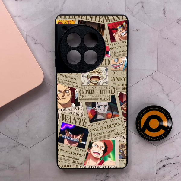 OnePlus 12R - Wanted Anime - Premium Metal Printed soft Bumper shock Proof Case