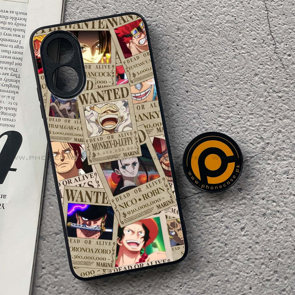 Oppo A18 4G - Wanted Anime -  Premium Printed Metal soft Bumper shock Proof Case
