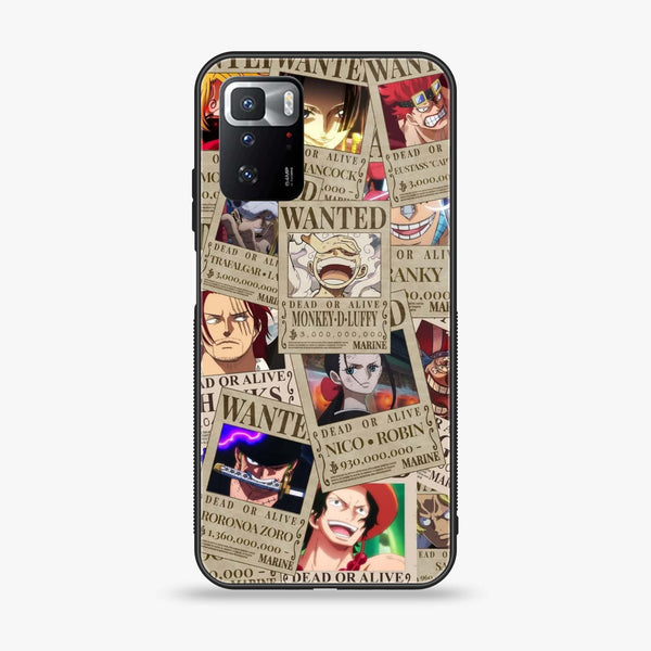 Xiaomi POCO X3 GT - Wanted Anime -  Premium Printed Metal soft Bumper shock Proof Case