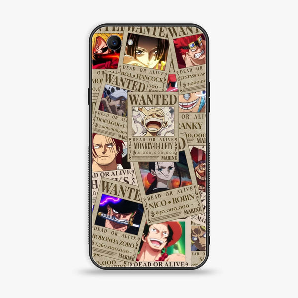 Oppo F7 Youth - Wanted Anime - Premium Printed Glass soft Bumper shock Proof Case
