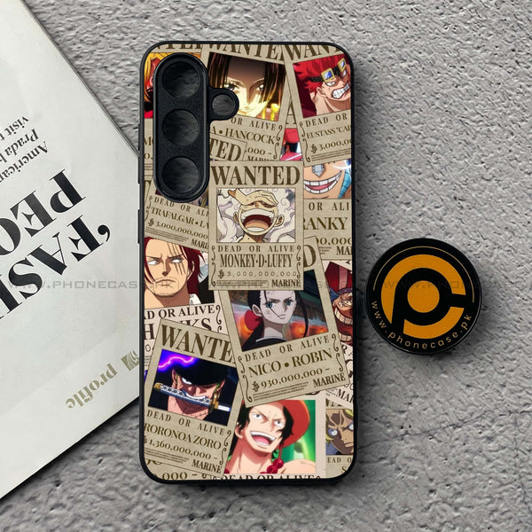 Samsung Galaxy S25 FE - Wanted Anime - Premium Metal Printed soft Bumper shock Proof Case