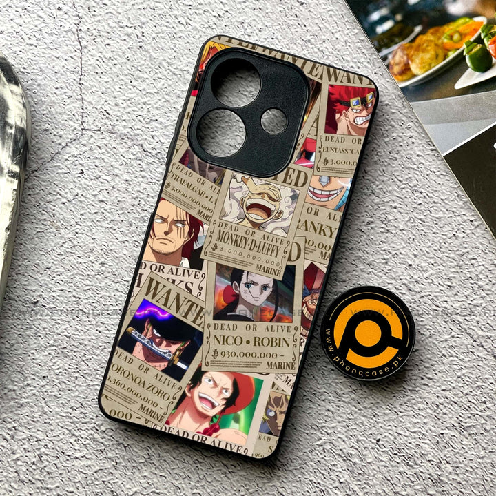Oppo A3 2024 - Wanted Anime - Premium Printed Metal soft Bumper shock Proof Case