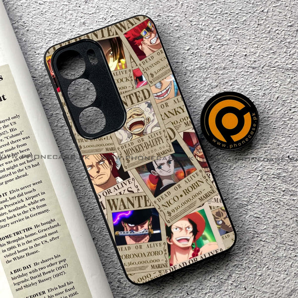 Vivo Y19s Pro - Wanted Anime - Premium Metal Printed soft Bumper shock Proof Case