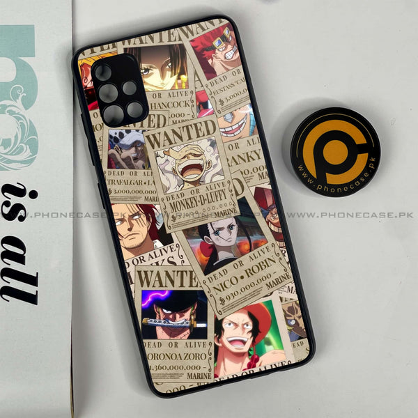 Samsung Galaxy A51 - Wanted Anime - Premium Printed Glass soft Bumper Shock Proof Case