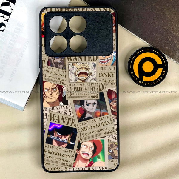 Xiaomi Poco X6 Pro 5G - Wanted Anime -  Premium Printed Metal soft Bumper shock Proof Case