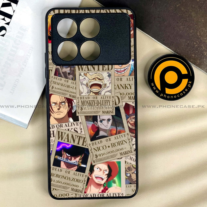 Xiaomi Poco X6 Pro 5G - Wanted Anime -  Premium Printed Metal soft Bumper shock Proof Case