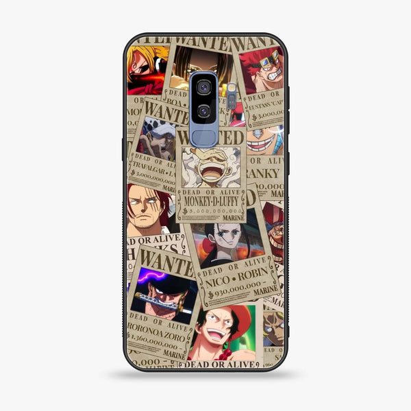 Samsung Galaxy S9 Plus - Wanted Anime - Premium Printed Glass soft Bumper Shock Proof Case