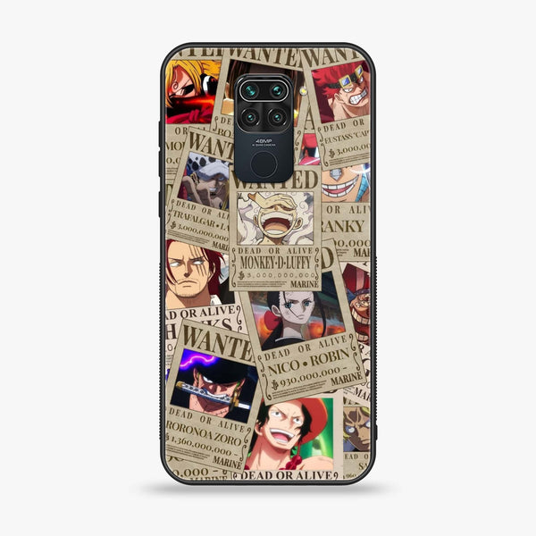 Xiaomi Redmi 10X - Wanted Anime -  Premium Printed Metal soft Bumper shock Proof Case