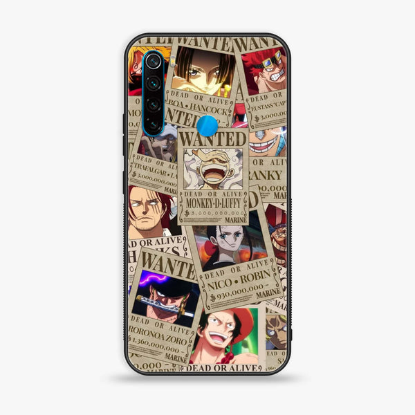 Xiaomi Redmi Note 8 - Wanted Anime - Premium Printed Glass soft Bumper Shock Proof Case