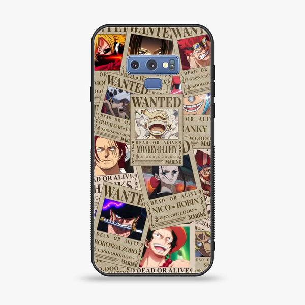 Samsung Galaxy Note 9 -   Wanted Anime  - Premium Printed Glass soft Bumper Shock Proof Case