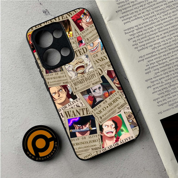 Oppo Reno 13 - Wanted Anime - Premium Metal Printed Soft Bumper Shockproof Case
