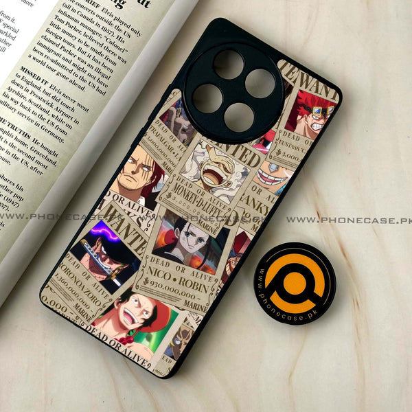 Tecno Camon 30s - Wanted Anime - Premium Printed Glass soft Bumper shock Proof Case