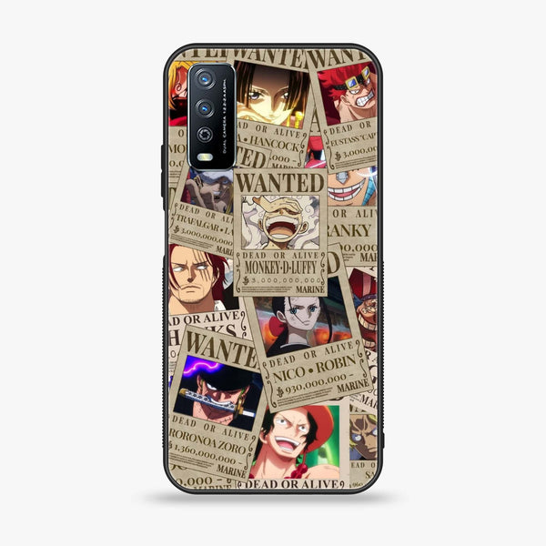 Vivo Y11s - Wanted Anime -  Premium Printed Metal soft Bumper shock Proof Case