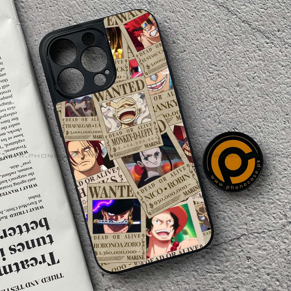 iPhone 15 Pro Max - Wanted Anime - Premium Metal Printed soft Bumper shock Proof Case