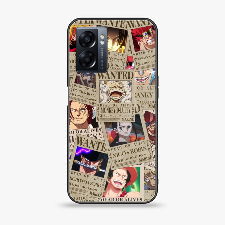 Oppo A77s - Wanted Anime -  Premium Printed Metal soft Bumper shock Proof Case
