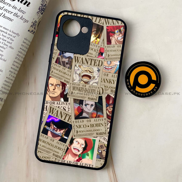 Realme C30 - Wanted Anime - Premium Printed Glass soft Bumper Shock Proof Case
